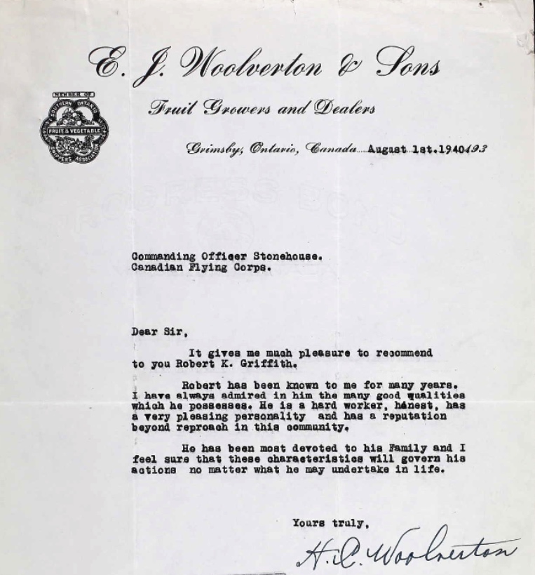 Letter of recommendation