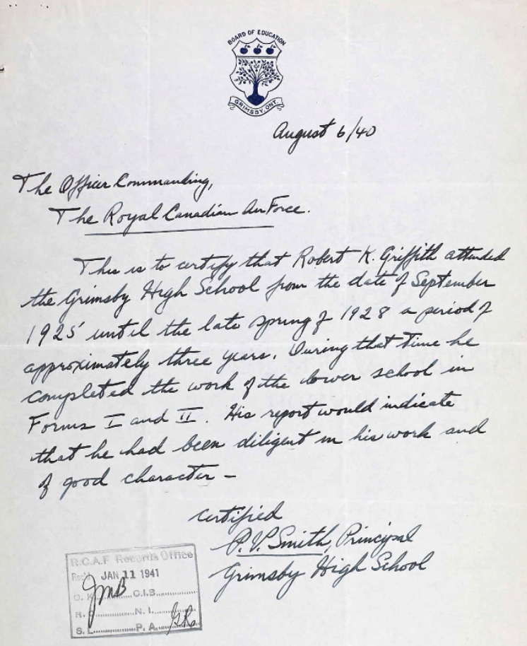 Letter of recommendation