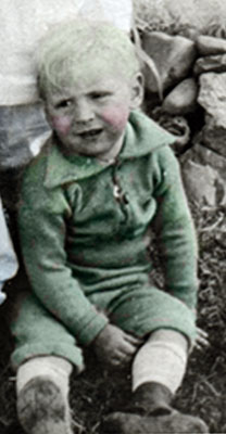 Baby Picture of Arthur (colorized)