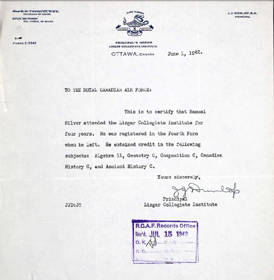 Letter of recommendation