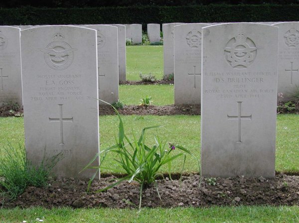 Headstone of E. A. Goss