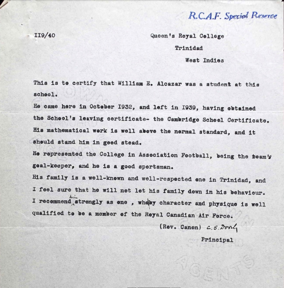 Letter of recommendation