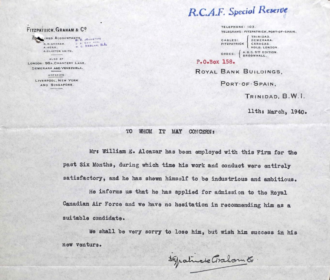 Letter of recommendation