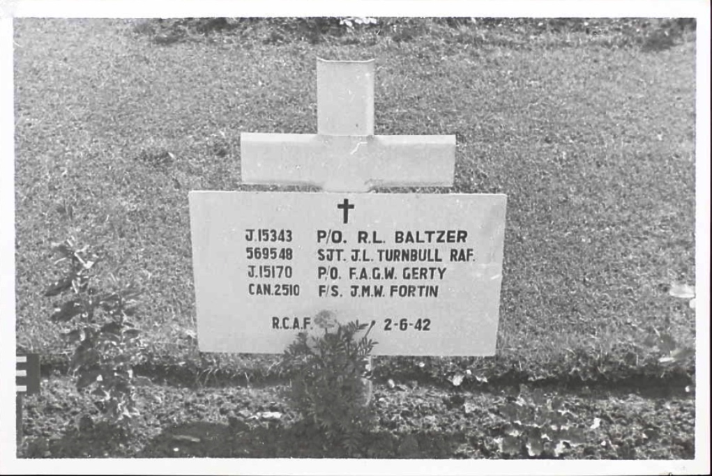 Temporary grave marker