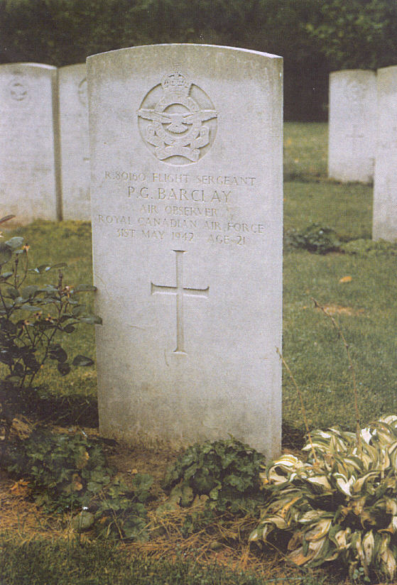Headstone of Philip G. Barclay