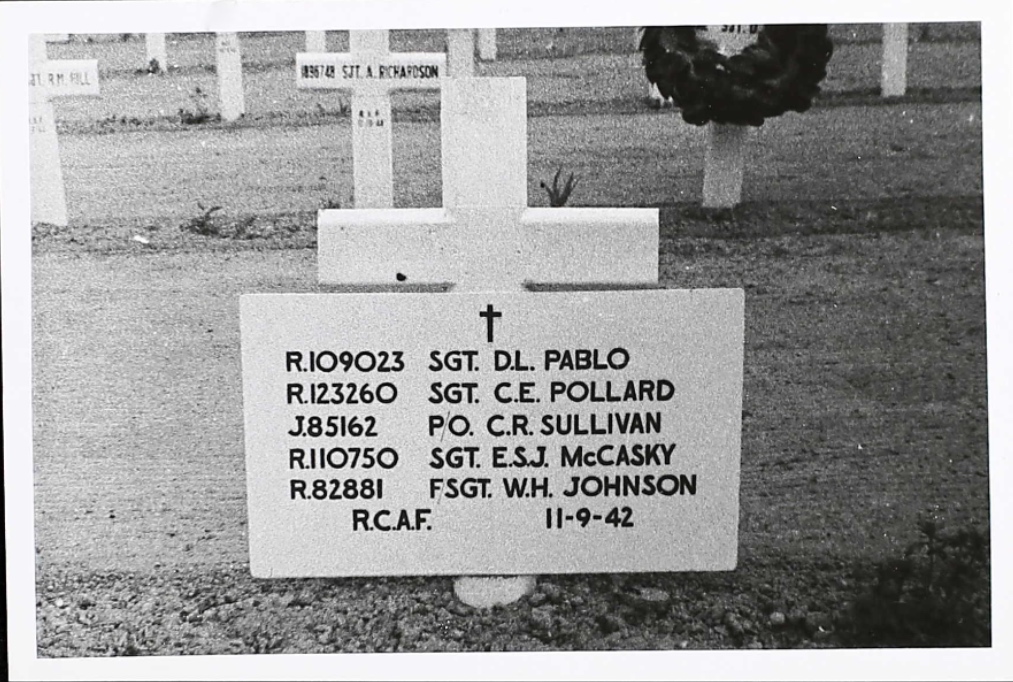 Temporary grave marker