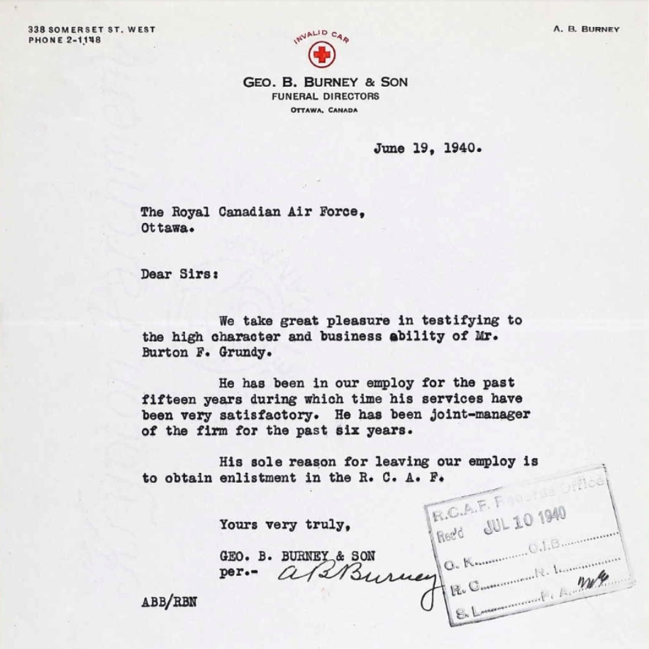 Letter of recommendation