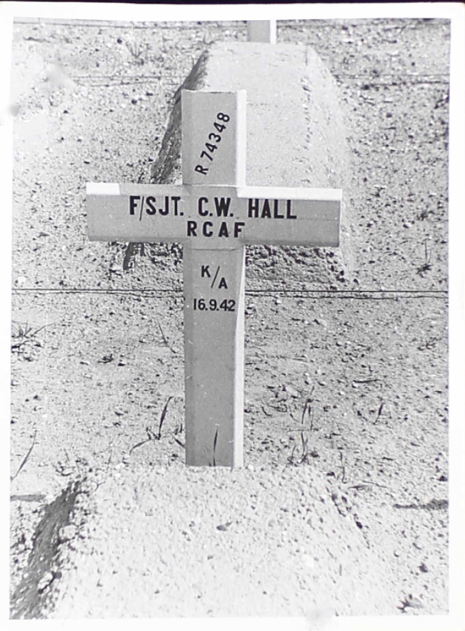 Temporary grave marker