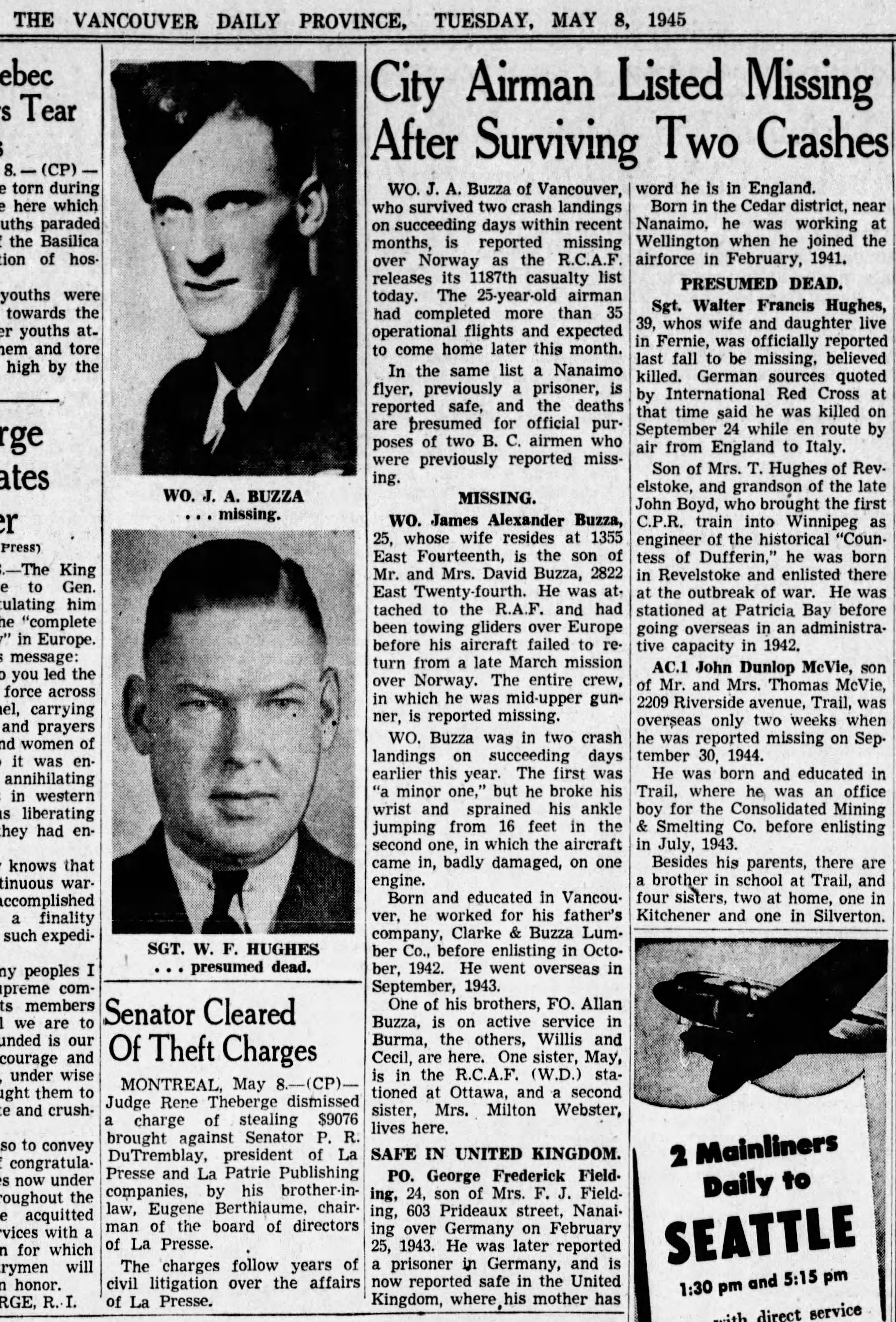 Photo of Walter Francis Hughes