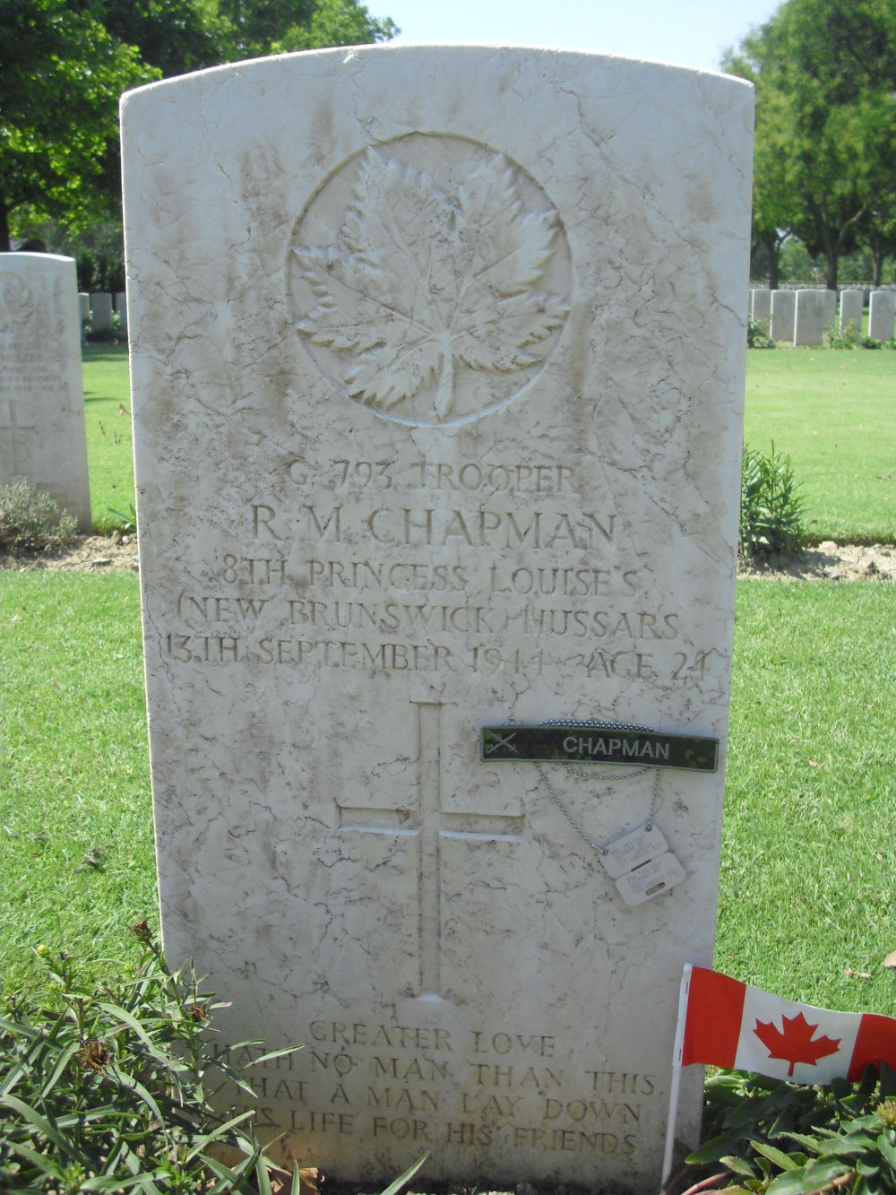 Grave marker