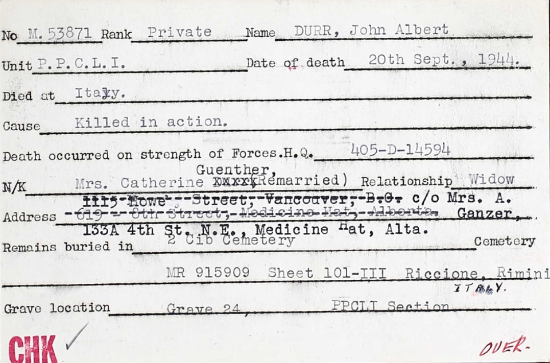 Circumstances of death