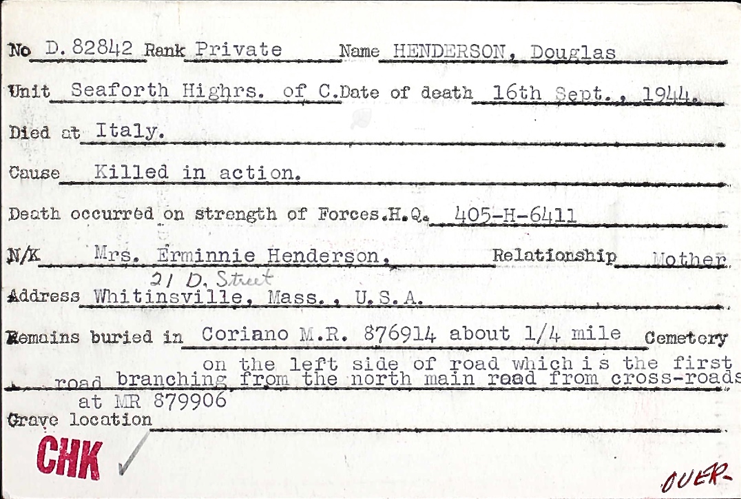 Circumstances of death