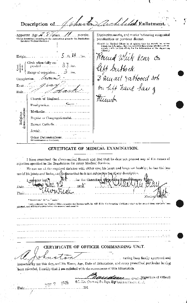 Feuille d'engagement (page 2)
