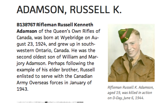Photo of Russell Kenneth Adamson