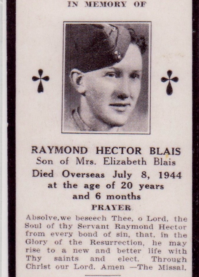 Photo of Raymond Hector Blais