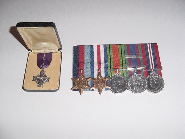 Photo of Medals and Memorial Cross