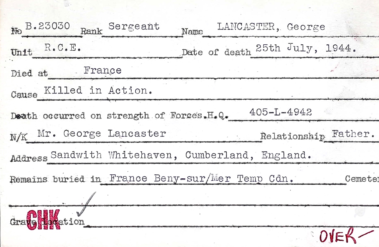 Circumstances of death