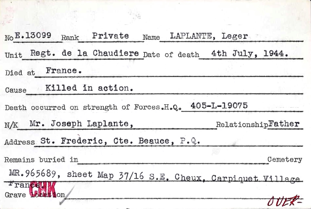 Circumstances of death