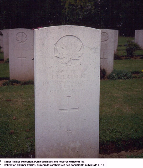 Grave marker for David Laybolt