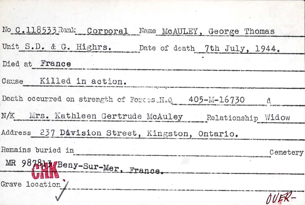 Circumstances of death