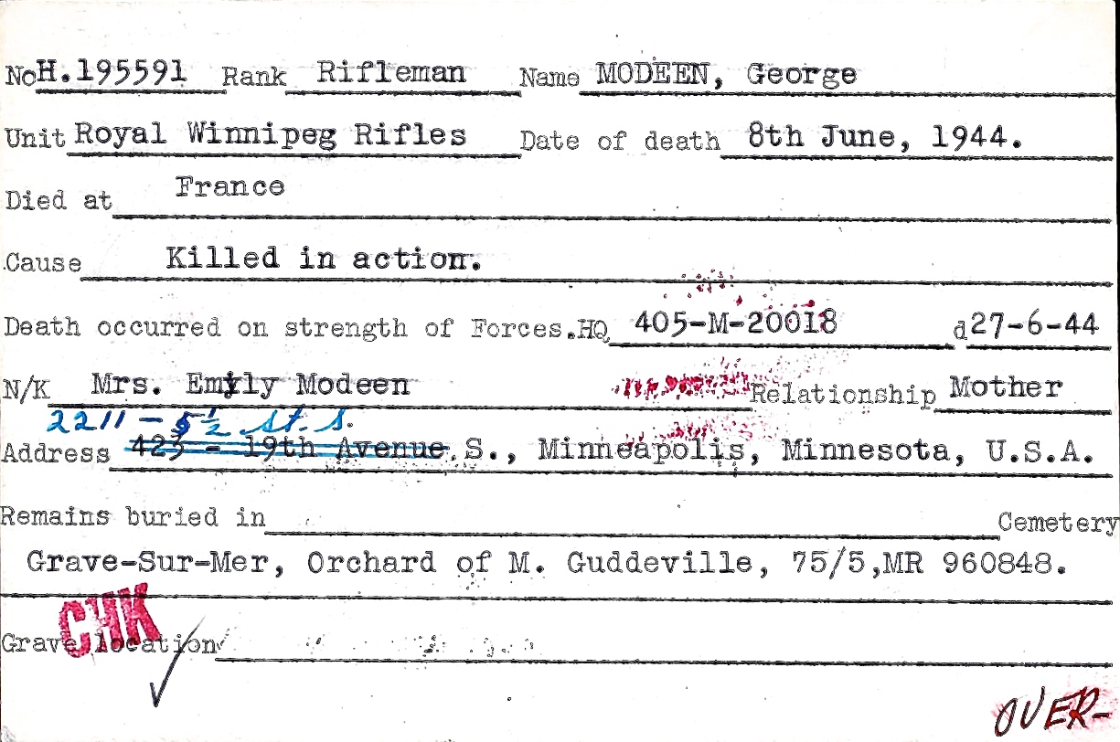 Circumstances of death