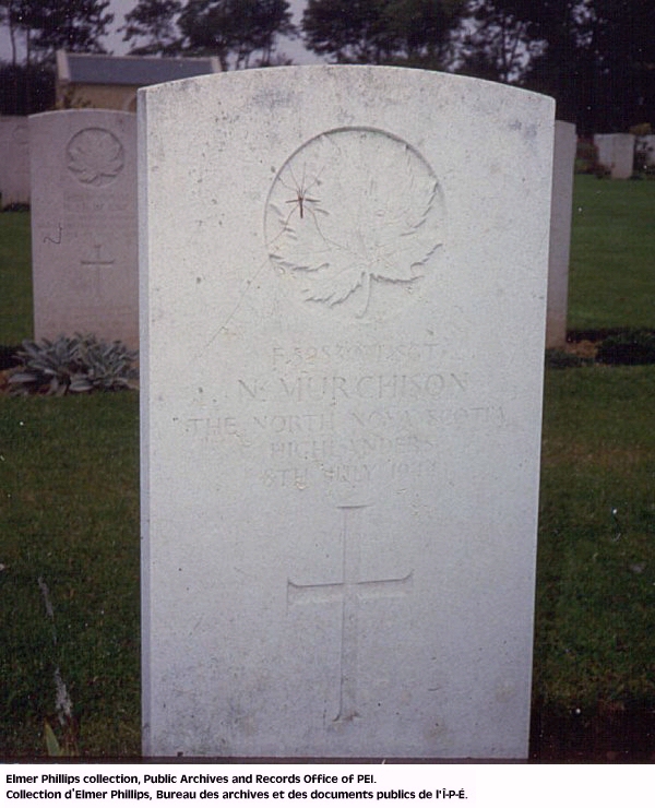 Grave marker for N. Murchison