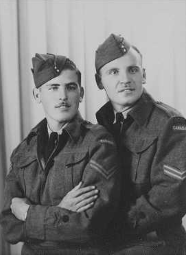 Photo of Charles (left) and Gordon