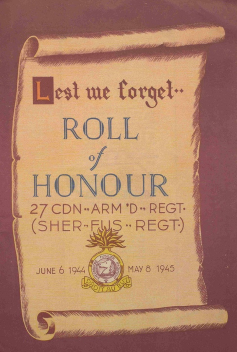 Roll of Honour