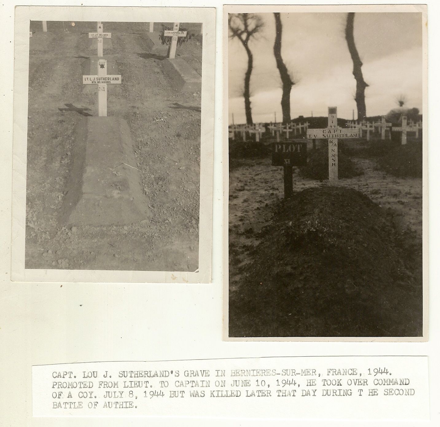 Temporary Grave Marker