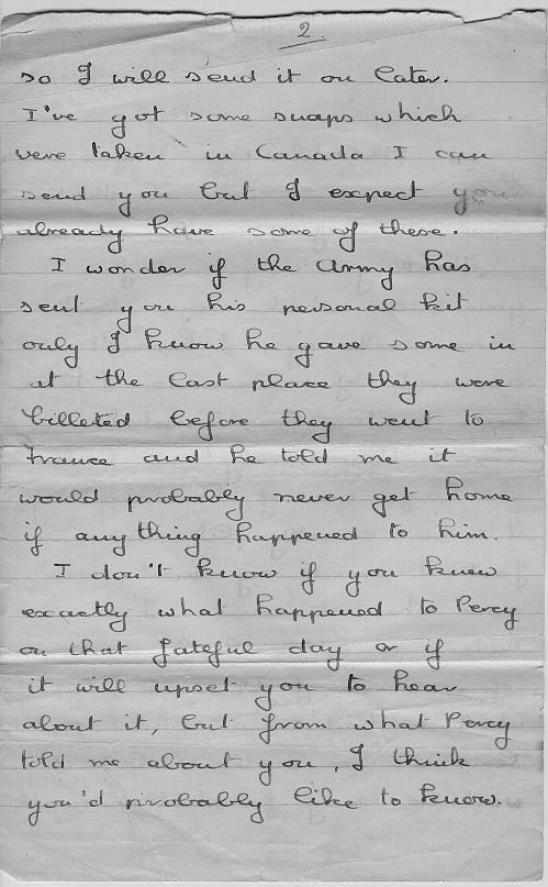 Letter of October 8, 1944 - Page 2