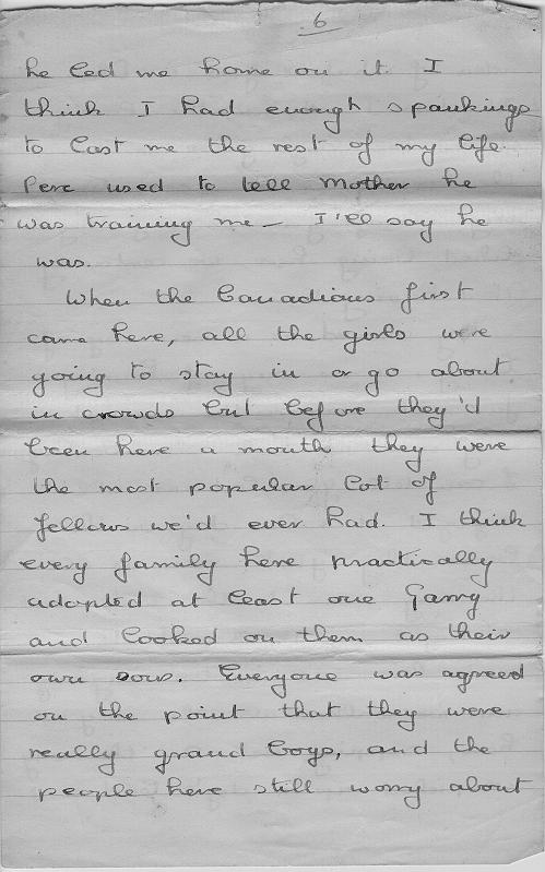 Letter of October 8, 1944 - Page 6