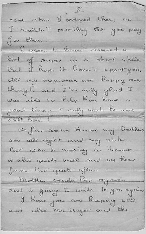 Letter of October 8, 1944 - Page 8