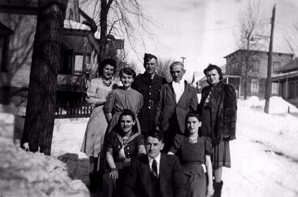 Photo of JG Renaud and family