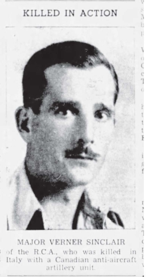 Photo of VERNER GEORGE SINCLAIR