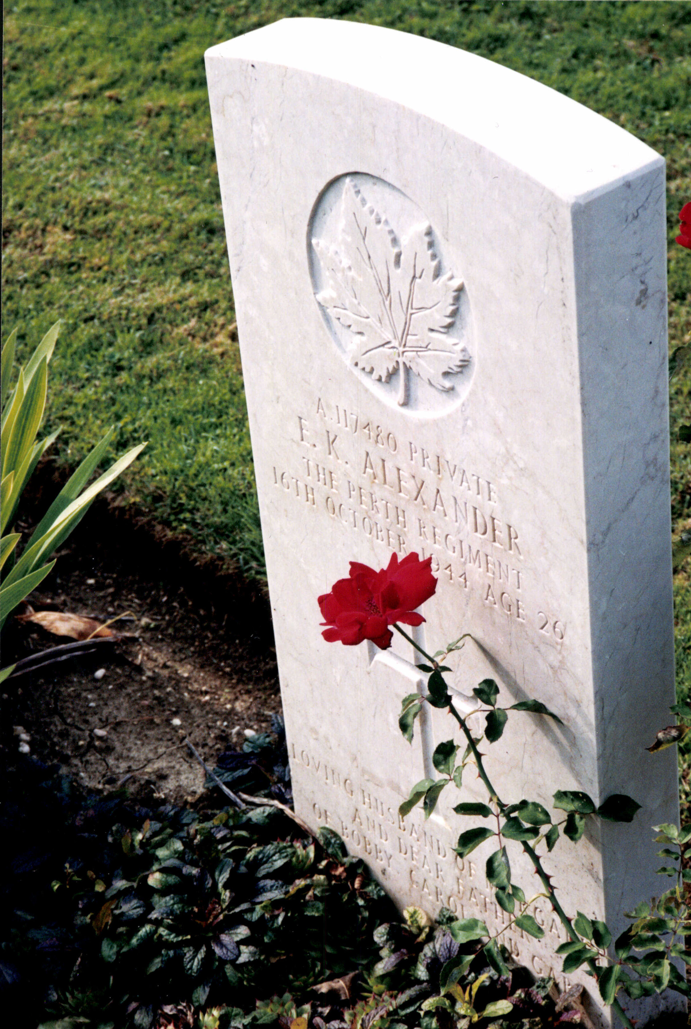 Grave marker