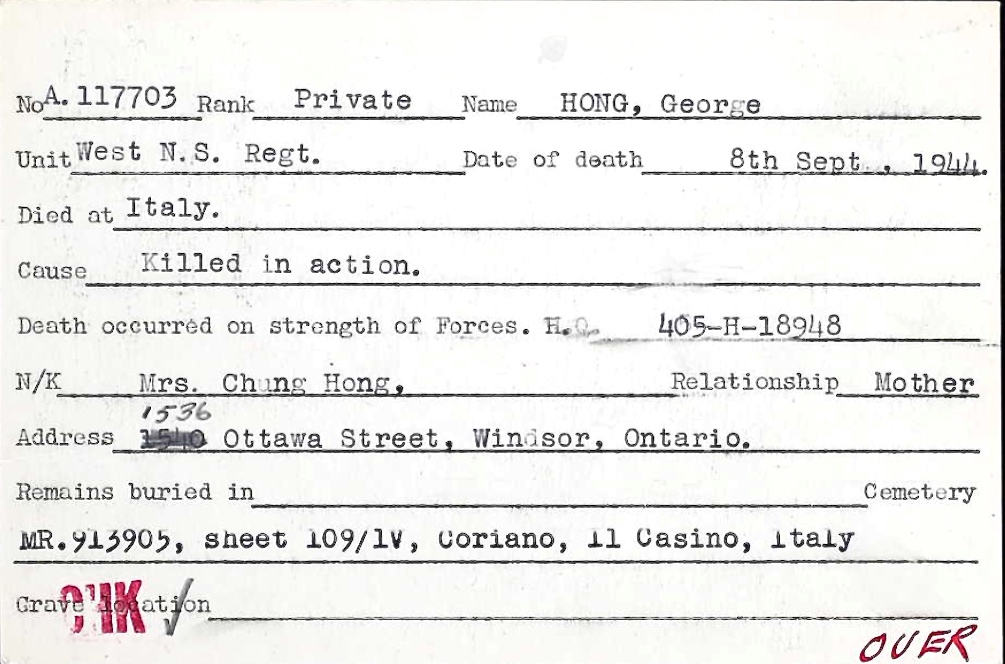 Circumstances of death