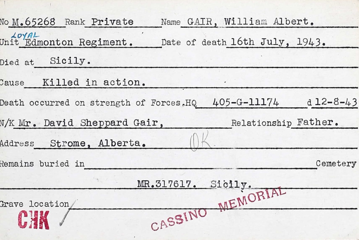 Circumstances of death