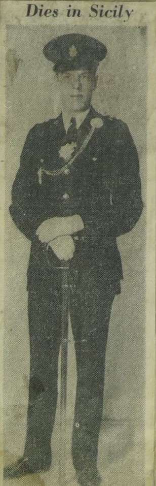 Photo of Lieutenant Ian Harris MacIntosh.