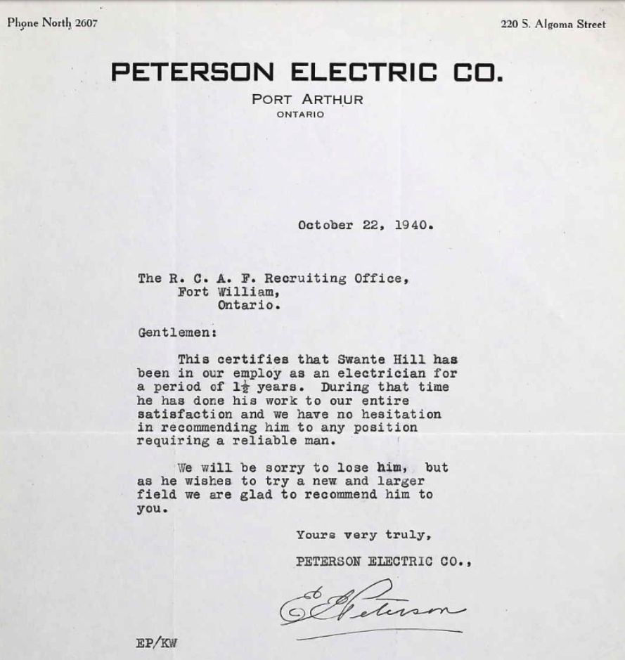 Letter of recommendation