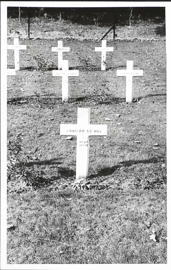 Temporary grave marker