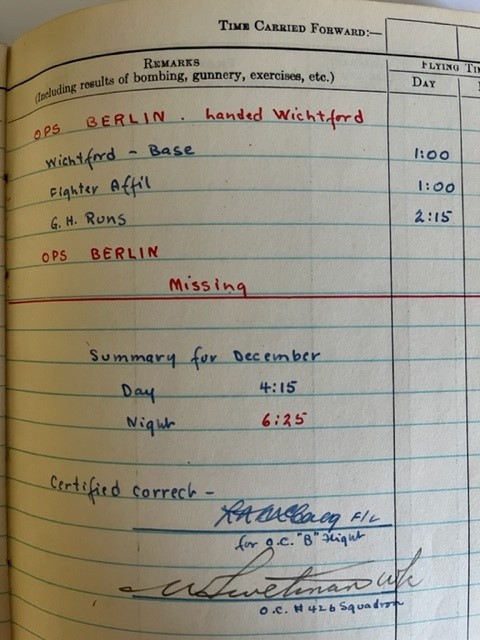 Flight Log Book (Record of Flights)