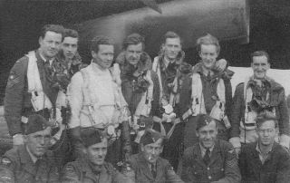 Pilot Officer, AG (Air Gunner), Harold James Hurley, J19164, (wearing RCAF issue sweater)