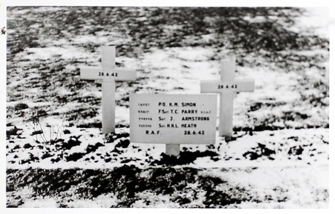 Temporary grave marker