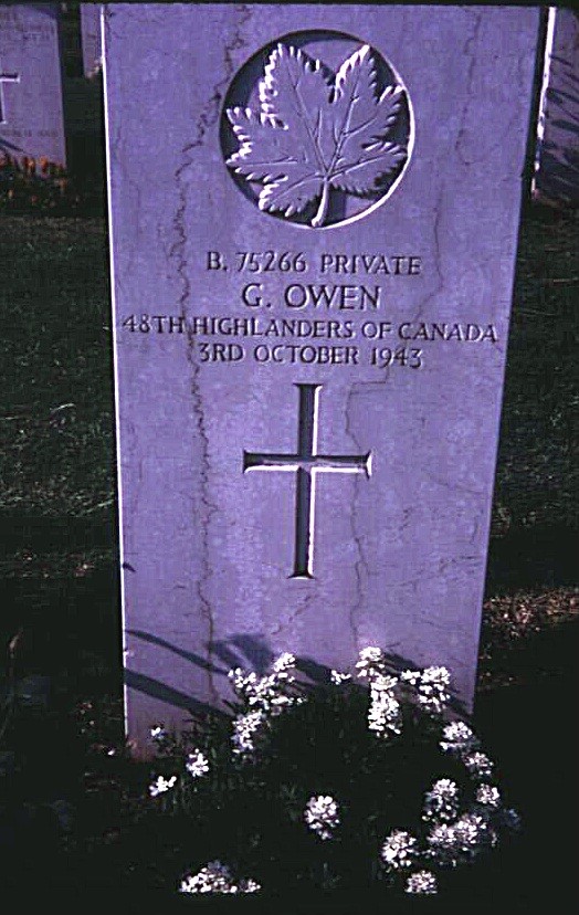 Headstone of George Owen