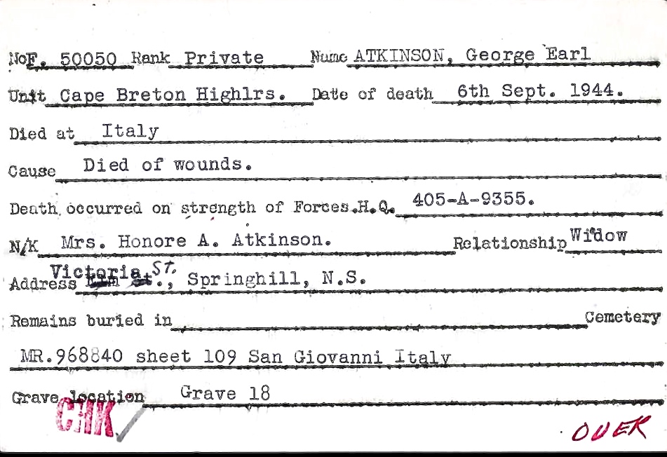 Circumstances of death