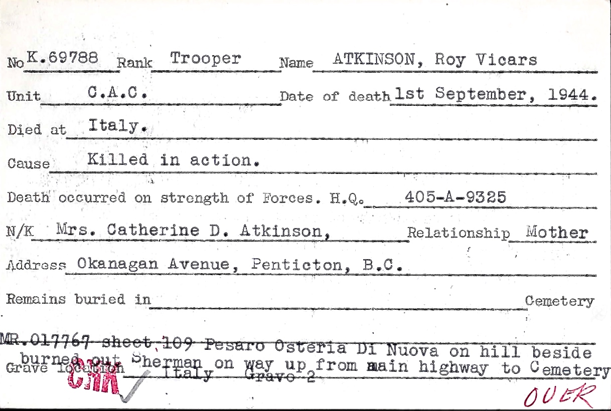 Circumstances of death