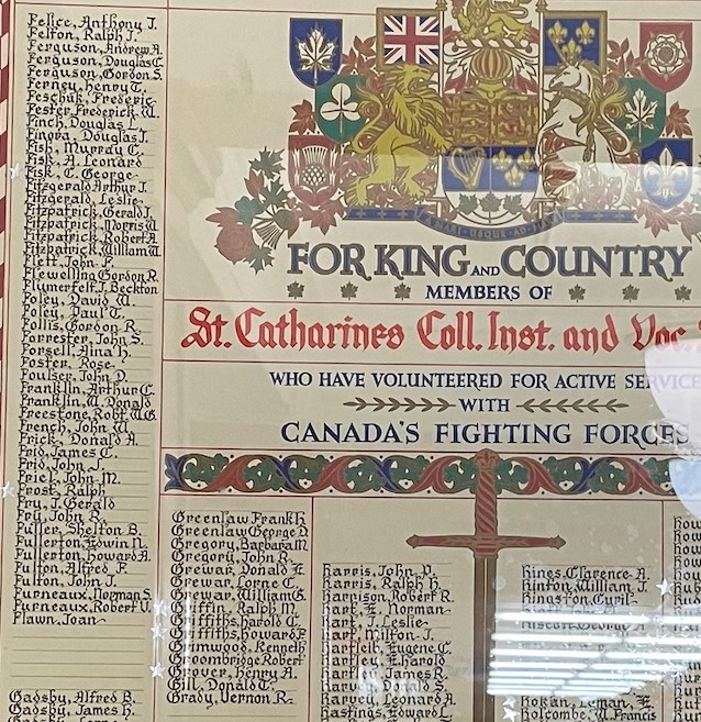 Close up of Memorial