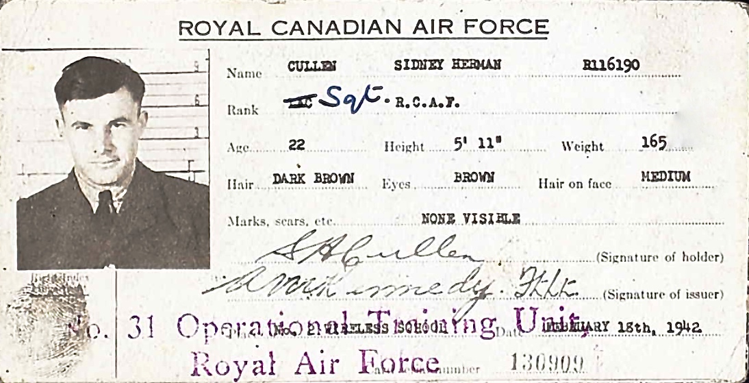 Photo of SIDNEY HERMAN CULLEN