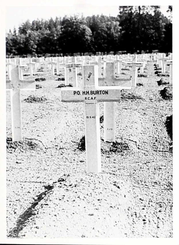 Temporary grave marker