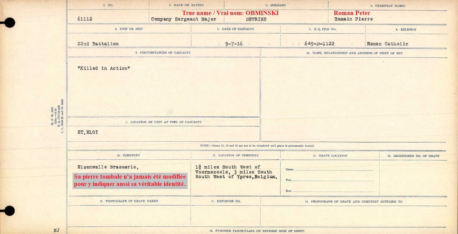 Circumstances of death registers